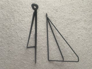 Estantería madera maciza y hierro negro