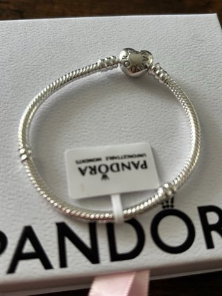 Pulsera Pandora Corazón Plata 16cm Original