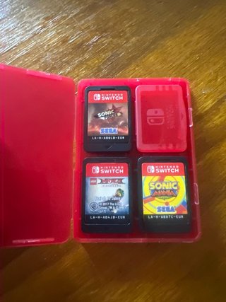 Nintendo Switch Lite Negra + Funda y Juegos