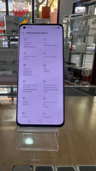 Oppo Find X3 Pro 256GB Azul 12GB RAM Snapdragon