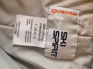 Pantalón de esquí azul claro talla 10 años