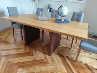 Sillas de comedor tapizadas (4 unidades)