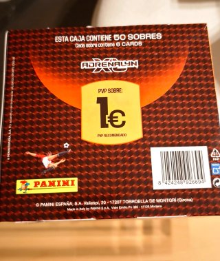 Caja 50 sobres Adrenalyn XL 26.Leer anuncio