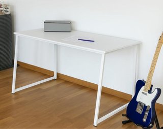 Mesa de trabajo/estudio blanca