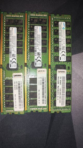 4x Samsung 32GB DDR4 ECC RDIMM Servidor RAM 80€/ud