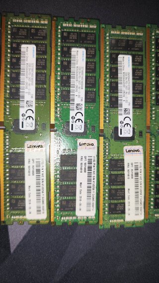 4x Samsung 32GB DDR4 ECC RDIMM Servidor RAM 80€/ud