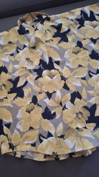 Camicia floreale donna XL manica corta