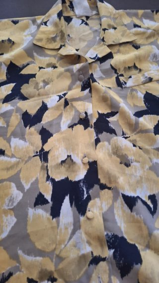 Camicia floreale donna XL manica corta