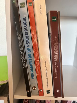 Libros de texto psicología UNED