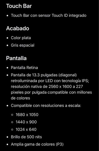 MacBook Pro 2017 Nunca usado