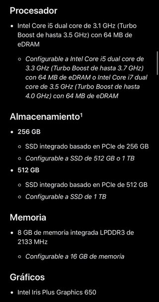 MacBook Pro 2017 Nunca usado