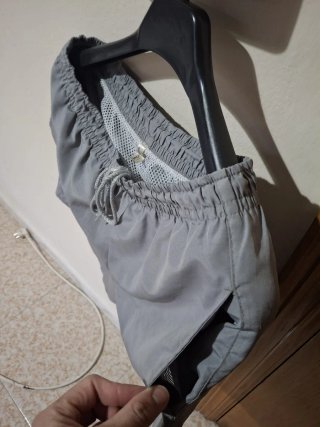 Short Bañador Ejercicio Gris Talla XXL 3 Bolsillos