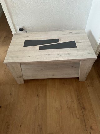 Mesa de centro madera y cristal