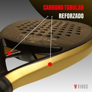 Pala Pádel VIRUS Storm Carbono 3K