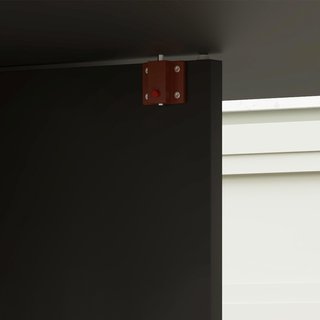 Mesa de Comedor Plegable, Mesa de Cocina Plegable para 6 Personas, Escritorio Plegable Ahorra Espacio con 2 Estantes Abiertos y Ruedas con Freno, para Sala de Estar, Oficina, 140X75X74Cm, Negro
