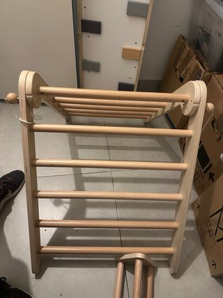 Triangolo Pikler e Sentiero Equilibrio in Legno