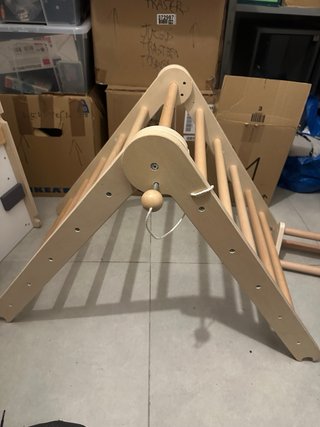 Triangolo Pikler e Sentiero Equilibrio in Legno