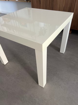 Mesa auxiliar IKEA Lack blanca