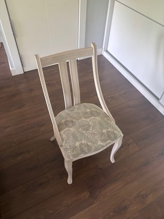 Juego 6 sillas comedor tapizadas