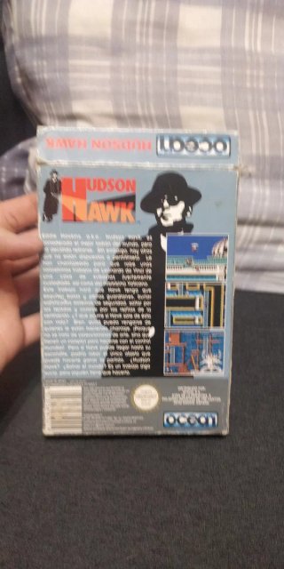 Hudson Hawk NES - Scatola, Manuale e Cartuccia