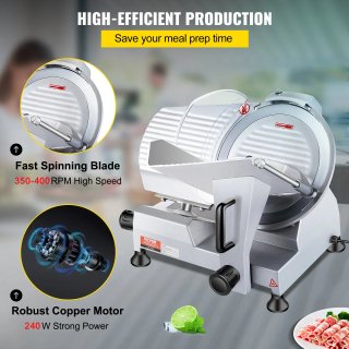 Affettatrice Commerciale Elettrica 240 W Alimenti