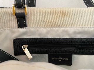 Bolso Verano Roberto Verino Blanco y Negro
