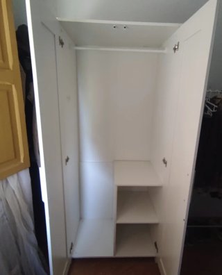 Armario BRIMNES Ikea 2 puertas blanco