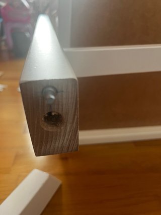 Cuna de madera para muñecas