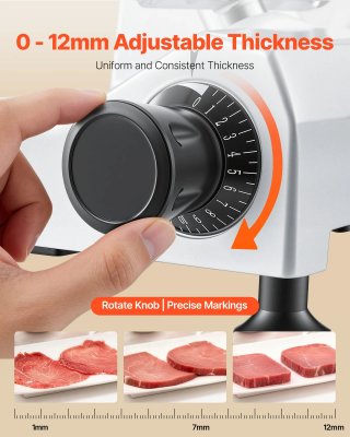 Affettatrice Elettrica per Carne Prosciutto 240 W