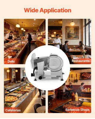 Affettatrice Elettrica per Carne Prosciutto 240 W