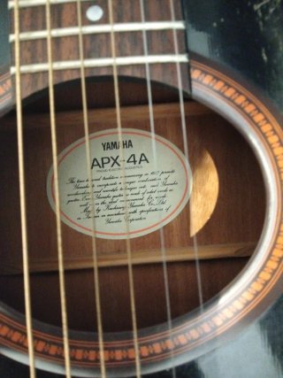 Guitarra Acústica Eléctrica Negra