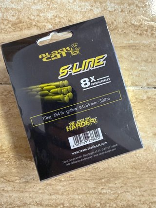 Hilo trenzado pesca Black Cat S-Line Ø0,55mm 300m