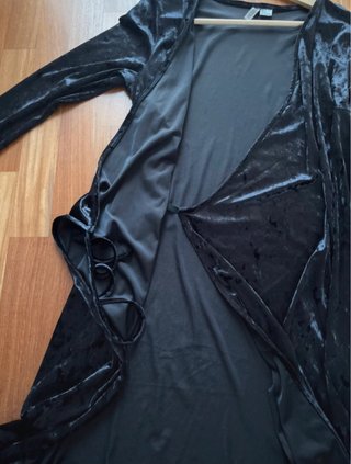 Vestito in velour nero