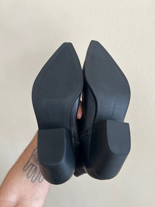 Botines cowboy Bershka negros