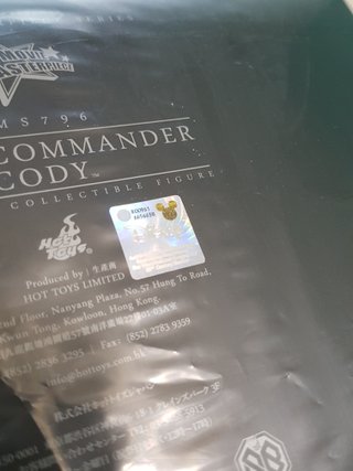 Hot Toys Star Wars MMS796 Clone Commander Cody