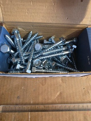 Tirafondi Vite Ferro Testa Esagonale M10 x 80