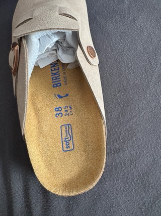 Birkenstock Boston Talla 38 Beige