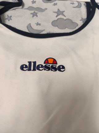 Vestido tirantes Ellesse blanco