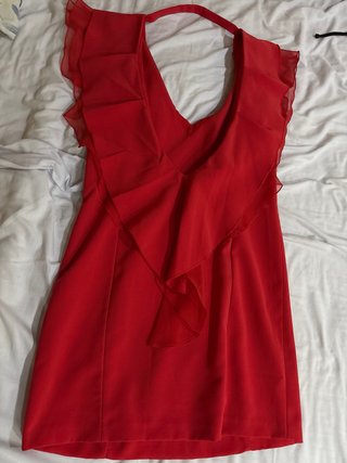 Lote 2 vestiti da donna verde e rosso