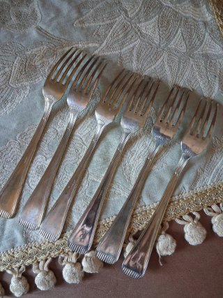 Antiche forchette Argento 1000