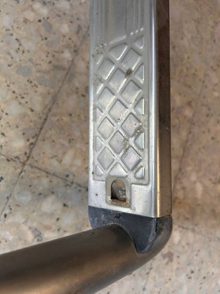 Escalera de piscina metal y plástico