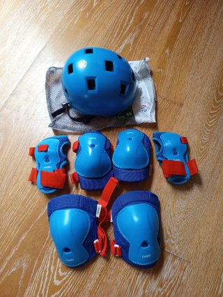 Patines Oxelo Azules con Protecciones y Bolsa