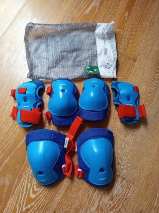 Patines Oxelo Azules con Protecciones y Bolsa