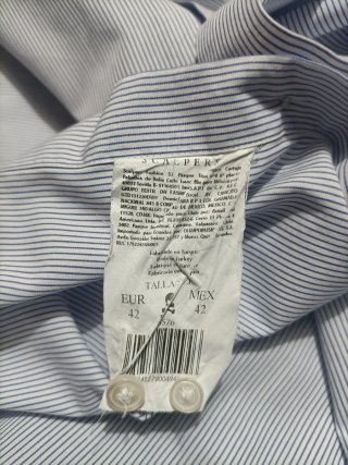 Camisa Scalpers Hombre Talla L Rayas Azules