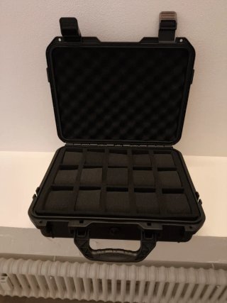 Valigetta porta orologi nera