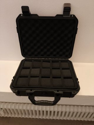 Valigetta porta orologi nera