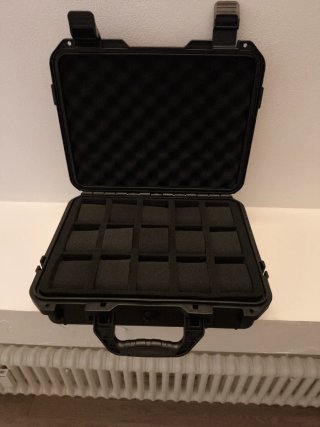 Valigetta porta orologi nera