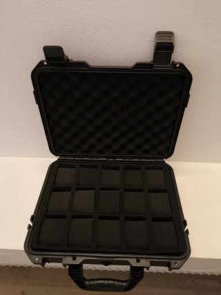 Valigetta porta orologi nera
