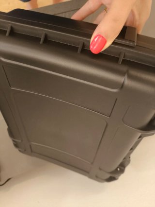 Valigetta porta orologi nera