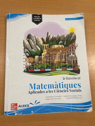 Matemàtiques Aplicades a les Ciències Socials 1...